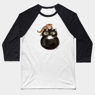 Big black and golden cat Baseball T-Shirt